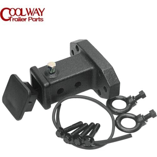 PRADO Special Purpose 2'' 50X50 Tow Bar Hitch Receiver Tube Bolt On Adapter Trailer Parts Camper Accessories Caravan Components