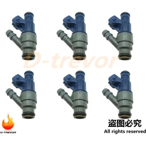 6Pcs 0280155791 Fuel Injectors for VW Beetle Golf Jetta 1998-2001