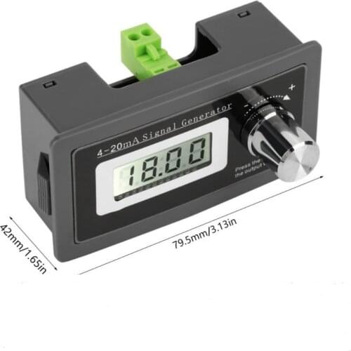 Upgraded 0.01 precision two-wire 4-20mA Current Loop Signal Generator PLC Instrument