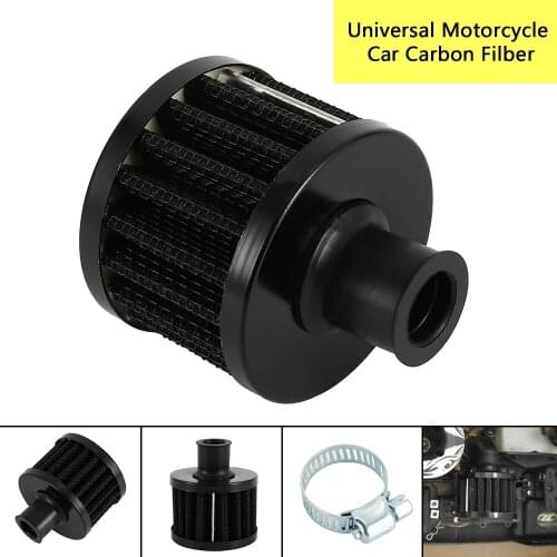 Universal Small 12mm Air Filter Motorcycle Turbo High Flow Racing Cold Breath Intake Filter Mushroom Head Automobile Accessories