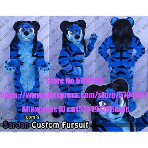 Customized Available REAL PHOTO CAT full sets husky dog Suit fursuit BJ0049 Costume fox Party Fancy Dress Carnival Gift