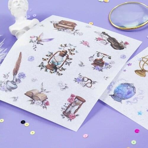 1pcs/lot Romantic Series Paper Sticker Decoration Diary Scrapbooking Label Sticker Kawaii Stationery Stickers