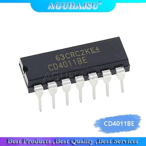 10PCS CD4011BE DIP14 CD4011 DIP 4011BE DIP-14 new and original IC