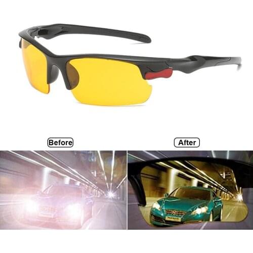 Car Night Vision Glasses Driver Goggles Protective For Toyota RAV4 Land Cruiser Camry Highlander Prado Prius Yaris Corolla Vitz