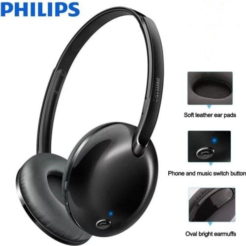 Philips Wireless Headset SHB4405 with Bluetooth 4.1 Lithium polymer Volume Control for Iphone X Galaxy Note 8 Official Test