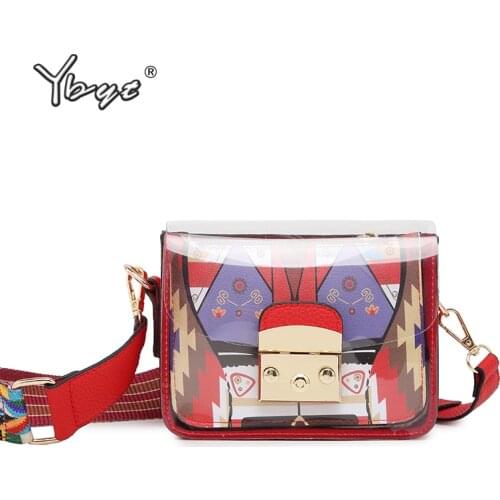 2019 Hotsale Summer Style Composite Bag Transparent Jelly Women Shoulder Bag Fashion Ladies Mini Candy Color Crossbody Bag Purse