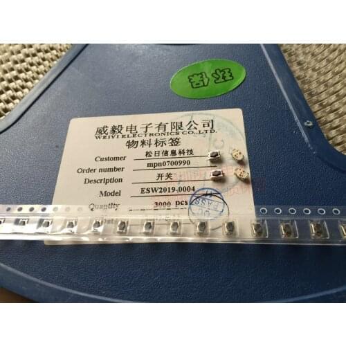 Buttons Patch 2 feet Tact switch 3*4*2 Plum handle Mini SMD button switch