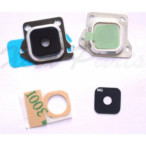 10PCS Camera Glass Lens Cover Circle + Adhesive Sticker Repair Spare Parts For Samsung Galaxy A3 A3000 2015