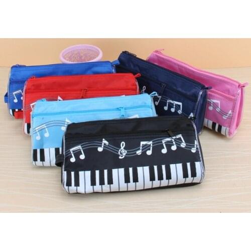 Hotselling 50 pcs High Quality Piano Keyboard Pen Bag Multi-function Student Stationery Box Cartoon Pencil Case