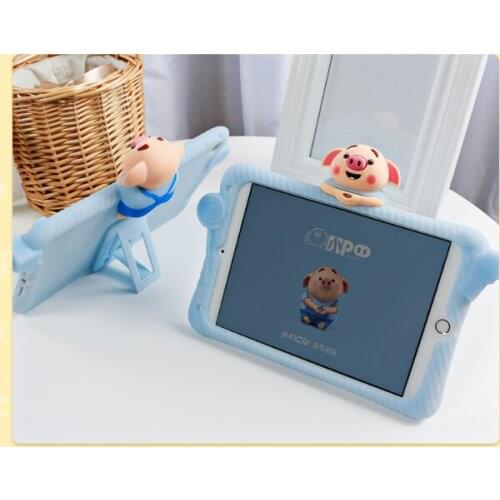 Cartoon lovely shape three-dimensional heat dissipation function anti-fouling soft and anti-fall protective shell J06