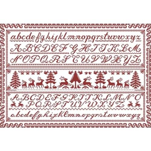 11/14/16/18/22/25CT Elk in the pine forest pattern Counted Cross Stitch DIY Cross Stitch Kits Embroidery Needlework Sets