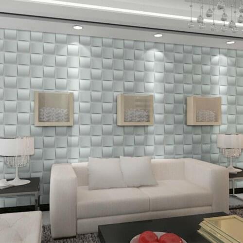 Tile Sticker Eco-friendly Lightweight Flame Retardant PVC 3D Relief Wall Panel Supplies Decal for Home