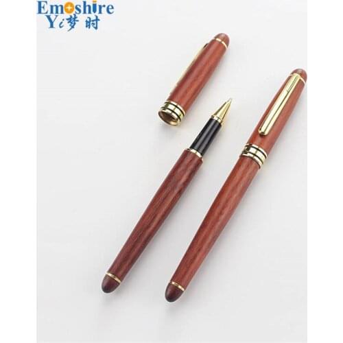 New High Quality Wood Brand Pen Ballpoint Pens With Gold Parts Office & School Supplies Pens, Pencils & Writing Supplies P420