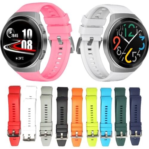22mm Watch Strap for Huawei GT2e Bands Official Style Soft Silicone Watchbands for huawei watch gt 2e Smart Wearable Accessories