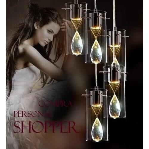 Romantic high quality K9 crystal flower glass 13/5/6 heads led pendant light for living room dining room AC 80-265V 1091