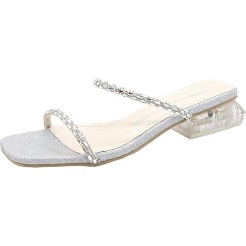 New Rhinestone Sandals Women Designer Shoes Ankle Snake Pattern Twining Sandals Ladies Rhinestone Heel Summer Casual Sandals