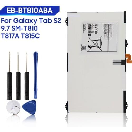 Original Replacement Samsung Battery For Galaxy Tab S2 9.7 T815C S2 T813 T815 T819C SM-T815 SM-T810 SM-T817A EB-BT810ABE /ABA