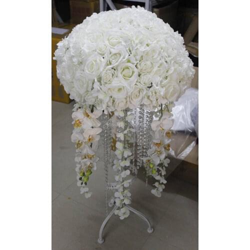 SPR 2018 50CM wedding road lead flower table centerpieces flower ball candlestick decoration Free shipping