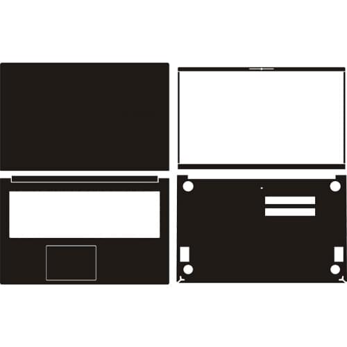 Carbon fiber Vinyl Laptop Sticker Skin Decals Cover Protector for Asus Vivobook15X 2020 S5600F 15.6"