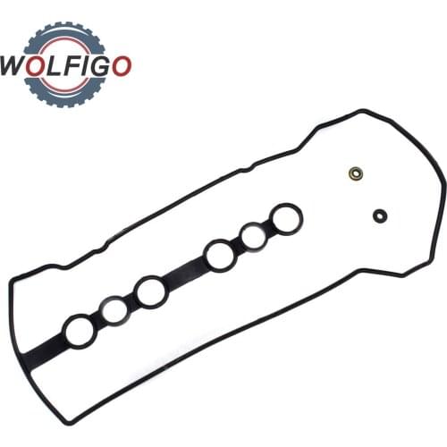 WOLFIGO Valve Cover Gasket W/Seal 1ZZFE for 98-99 Toyota Corolla Corolla Celica MR2 Matrix CHEVROLET Geo Prizm 1.8L VS50544R