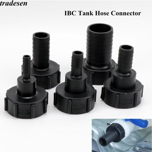 1Pcs S60 IBC Tank Adapter Thicken Plastic Tap Connector Water Tank Fitting Home Garden Water Tube Connectors Hose Pipe Fittings
