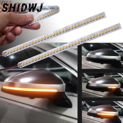 Brand New 1pcs Car Rearview Mirror Indicator Lamp Streamer Strip Flowing Turn Signal LED
