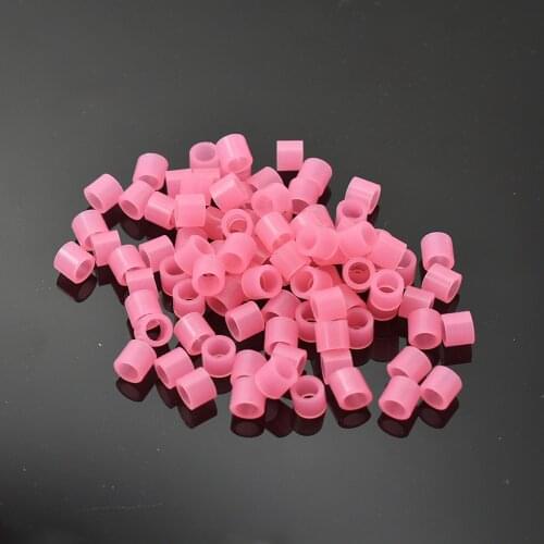 100pcs Dental Code Rings Standard Color Recognition Soft Silicone rings Fit All hand instruments Dentist materials box ring