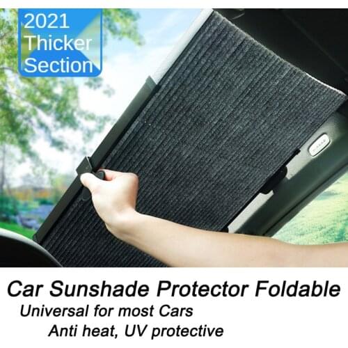 Car Sunshade Protector Foldable Auto Parasol Front &Rear Window Sun Visor Winshield Sun Shade Protection Covers Automotive Goods