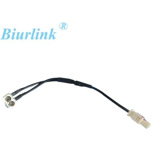 For VW RNS510(MFD3) RCD510 1 to 2 Car Radio Aerial Antenna Adaptor Cable