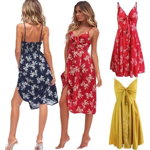 FALAISHUKA Summer Dresses With Print