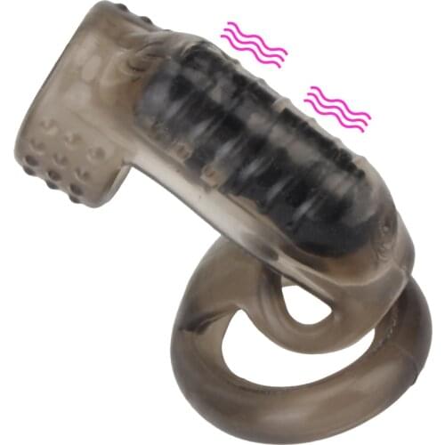 Dildo Vibrator Adult Products Male Penis Vibrating Ring Single Speed Sex Shop Cock Rings Delay Ejaculation Sex Toys for Men