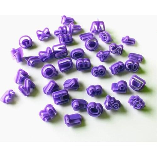 Fondant Molds 26 Alphabet letters and Numers Shape Cake Cutter Tools Sugarcraft Mold Fondant Cutter DIY cake decorating tools