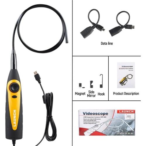 Launch X431 VSP-600 Video Scope Supports LAUNCH X-431 Scanners and All Android and IOS Device