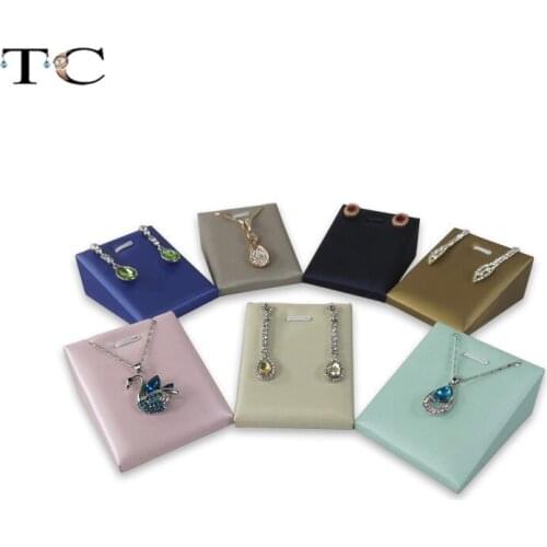 Multi-color Series Pendant Holder Necklace Display Stand Jewelry Holder Earring Organizer for Window Display Countertop