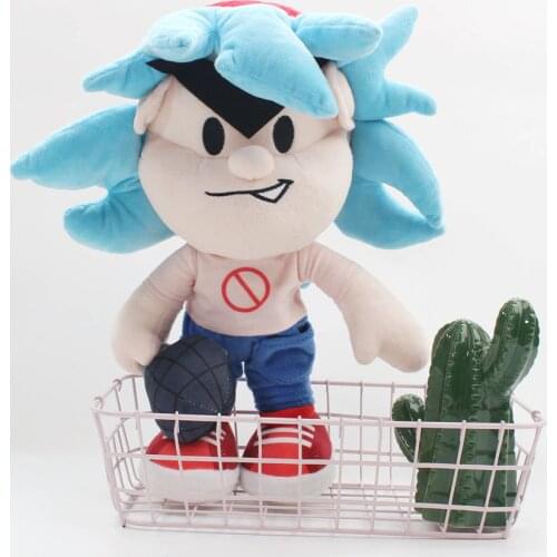 New Game 35cm Friday Night Funkin Plush Toys Cute Soft Stuffed Anime Boyfriend Dolls For Kid Birthday Christmas Gift