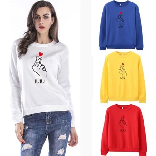 New autumn/winter 2021 womens basic hoodie long sleeve solid color casual hoodie womens plus size loose print jumper
