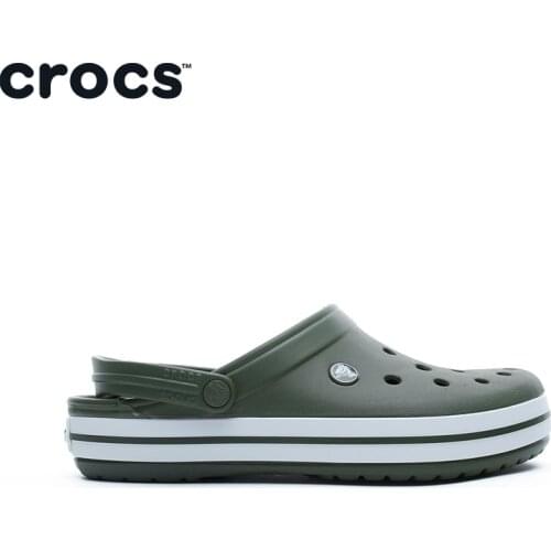 Original Crocs Crocband Unisex Green Slippers 11016 - 37P