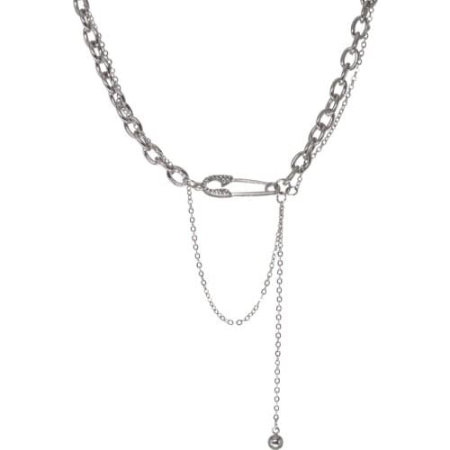 Necklace Love Pendant Pearl Stitching Necklaces for Women Collier Perle Femme Capsule One Piece Choker Bijoux Femme Jewelry