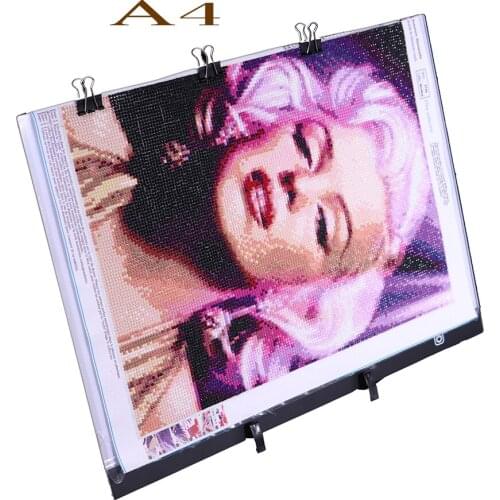 ARMYQZ A4/ A5 Led Light Pad Diamond Painting Tablet Eye Protection Copy Board LED Drawing Tablet for Diamond Embroidery Stitch