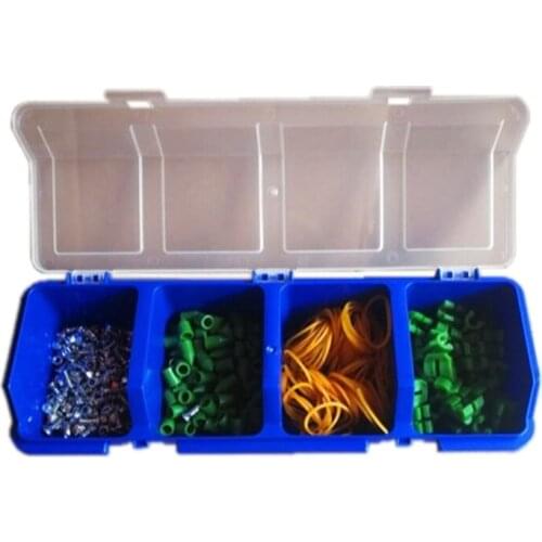 Plastic Tools Storage Box with Cover Parts Screw Toolbox Case Components Sorting Organizer Holder