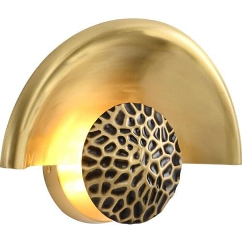 Special Gold Copper LED Wall Lamp Warm Light Bedside Light Living room Decoration Wall Sconce Ceiling Luminaire Home Loft Deco