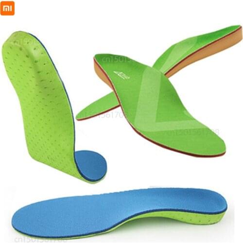 Xiaomi youpin New sports insoles for men and women, breathable, shock-absorbing, flat-foot correction, cut-out insoles
