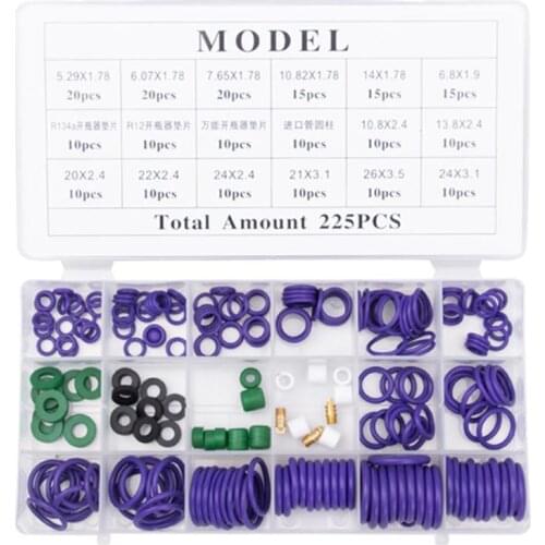 Car Air Conditioner Sealing Ring O-ring Repair Boxed O-ring Rubber Ring Gasket High Pressure Resistance