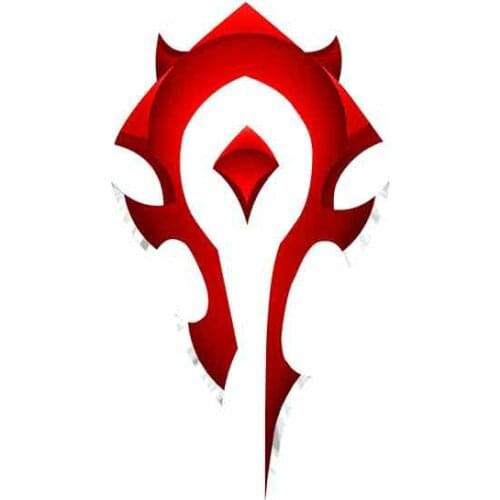 Creative Warcraft Tribal Flag Car Sticker Accessories Vinyl PVC 13cm*7cm Motorcycle Waterproof Windshield Car Styling Decal