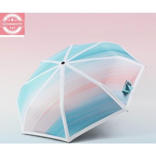 Sun umbrella woman is prevented bask in uv ultralight umbrella small portable umbrella and fifty percent umbrella