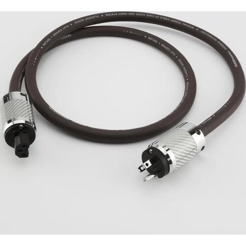 1.5M High Quality Yarbo SP-8000PW OFHC Power Cord Cable With Carbon Fiber US Power Plug Cable EU SCHUKO POWER CORD CABLE