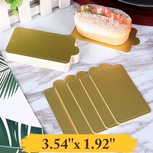 100PCS Cake Base Rectangle Creative Paper Decorative Cake Cardboard Cake Board