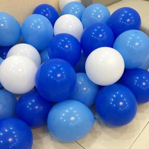 30pcs/lots Happy Birthday Balloon girl boy baby shower party ballon black blue white latex balloon adult decoration Supplies