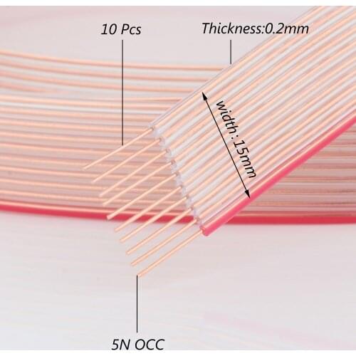 Preffair Red Dawn Hifi 5N OCC Copper Audio RCA Cable Signal line Hi-end audio jumper cable Loudspeaker cable Bulk Cable Scatter