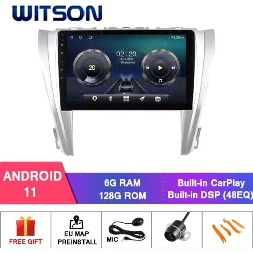 WITSON Android 10.0 CAR DVD SYSTEM for TOYOTA CAMRY 2015-2017 car dvd player link/DAB/OBD/TPMS/DVR/Wifi/3G/4G support